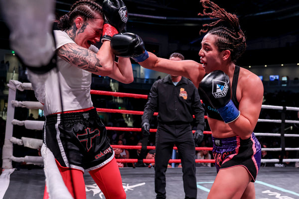 Action Pro Lace Up Boxing Gloves Red