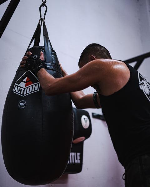 Tear drop punching bag