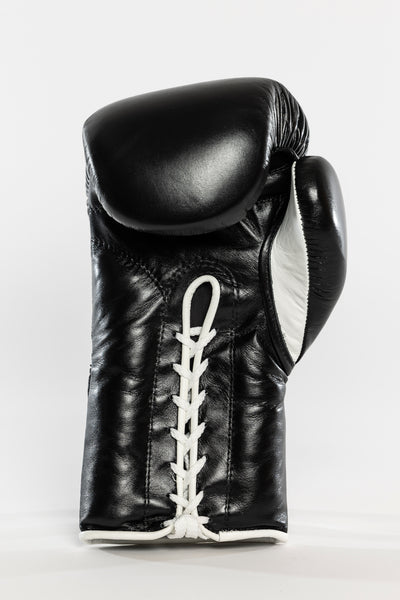 Action Pro Lace Up Boxing Gloves Blue