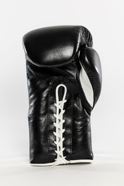 Action Pro Lace Up Boxing Gloves Red