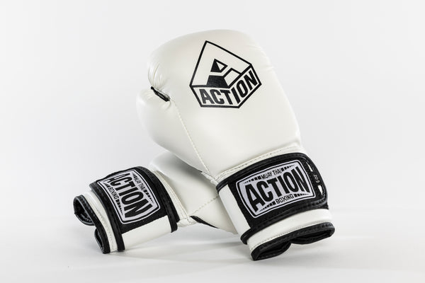 Action Kids White Boxing Gloves
