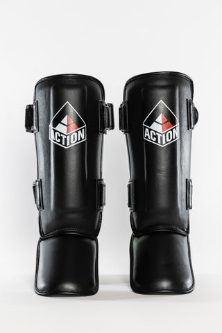 Action Shin Guards Red