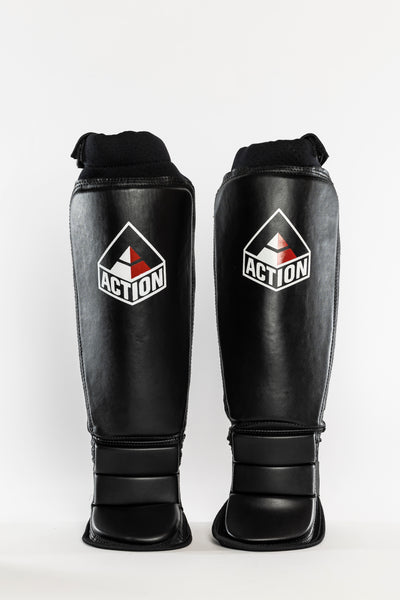 In Step Shin Guards | Red Logo
