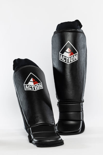 In Step Shin Guards | Red Logo