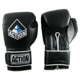 Action Boxing Gloves - Blue/White Logo